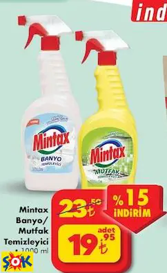 MİNTAX BANYO/ MUTFAK TEMİZLEYİCİ